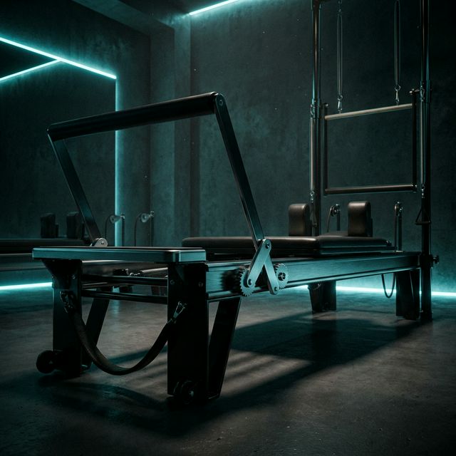 Dark fitness studio